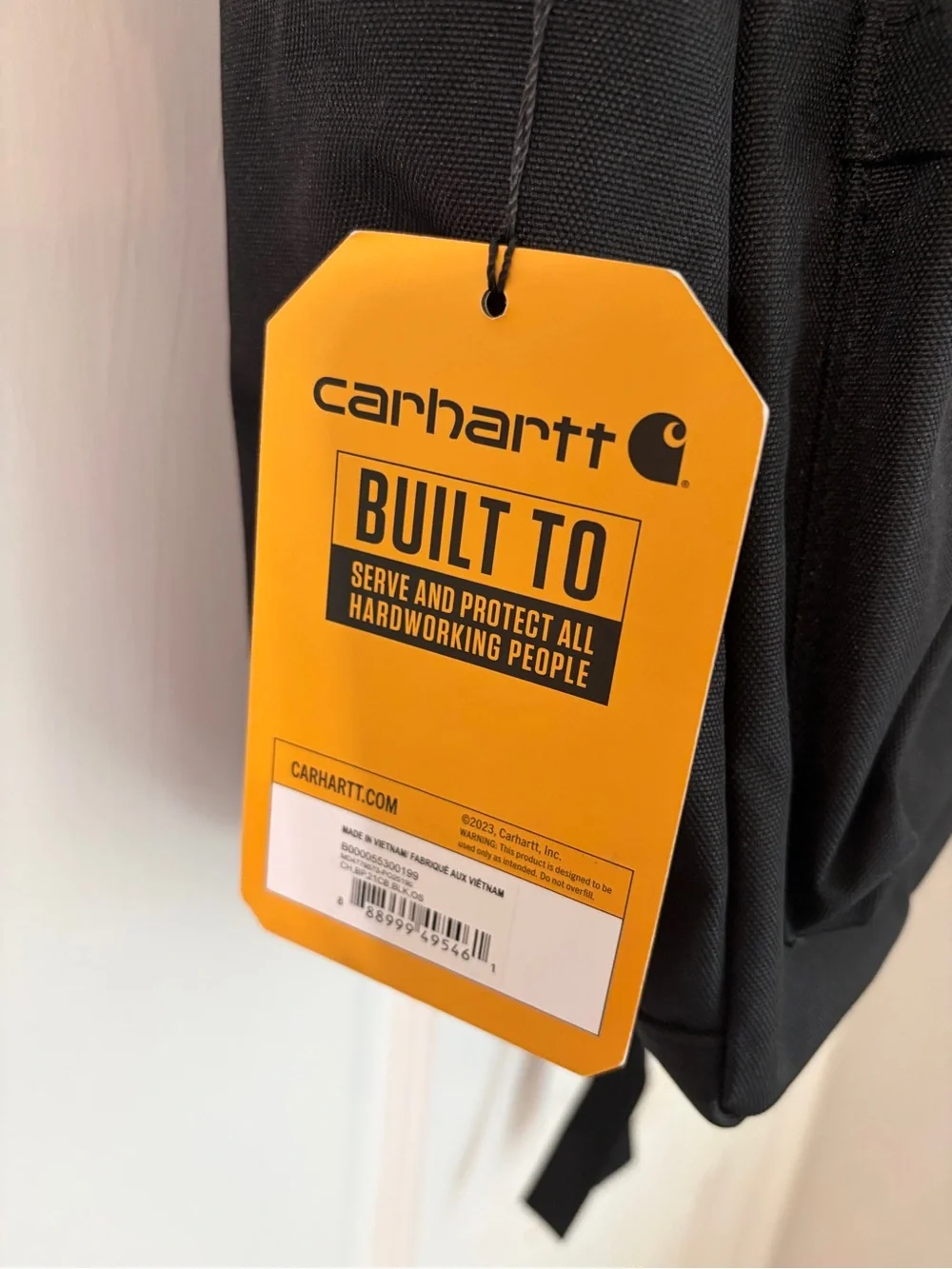 NWT Carhartt 21L Classic Backpack “EE&P Law” Black Backpack